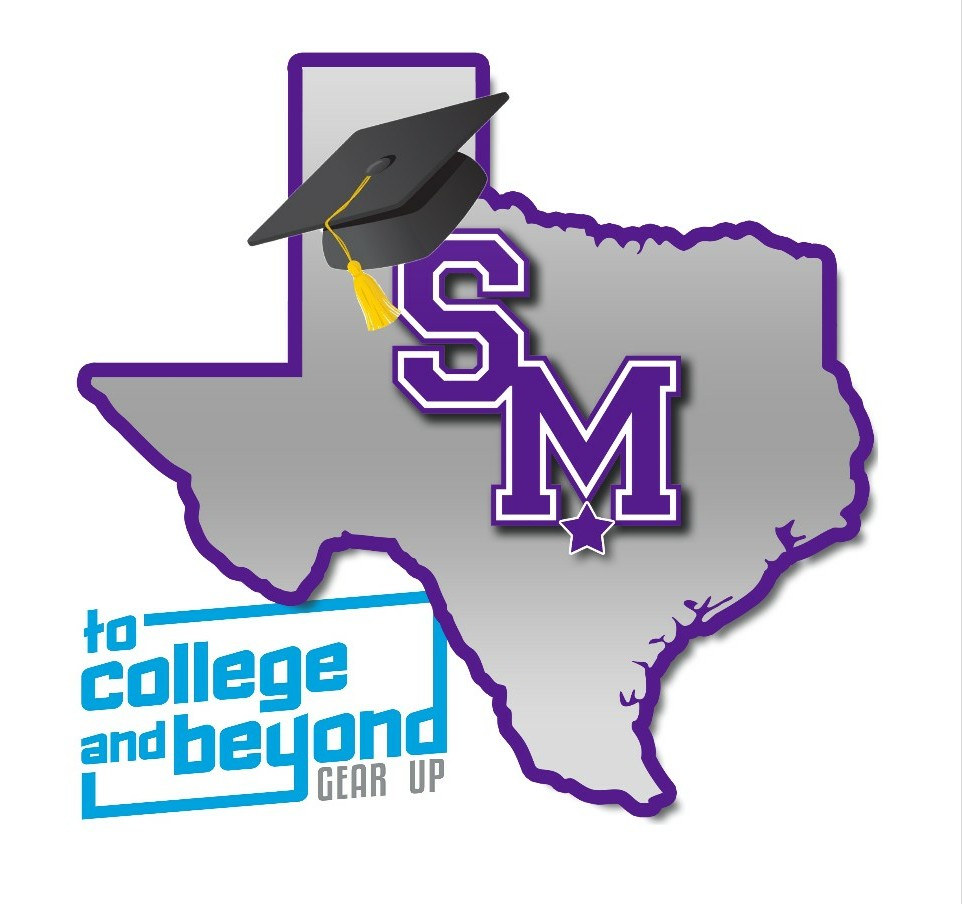 San Marcos GEAR UP logo To College and Beyond 